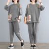 Picture of Large Size Women’s Spring & Autumn Fashion Set – Loose-Fitting Long-Sleeved Two-Piece Outfit