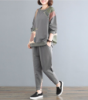 Picture of Large Size Women’s Spring & Autumn Fashion Set – Loose-Fitting Long-Sleeved Two-Piece Outfit