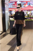 Picture of Women’s Spring & Summer Patchwork Casual Suit – Slimming Hoodie with Wide-Leg Pants