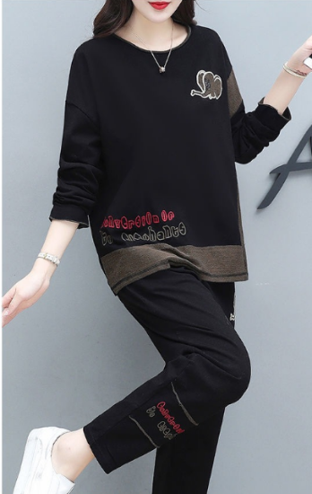 Picture of Women’s Spring & Autumn Age-Reduction Leisure Two-Piece Fashion Set