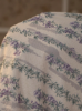Picture of Women’s Nightdress – Floral Print, Ruffle Hem & Bow Decor