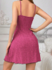 Picture of Women’s Nightdress – Bow Decor, spaghetti strap