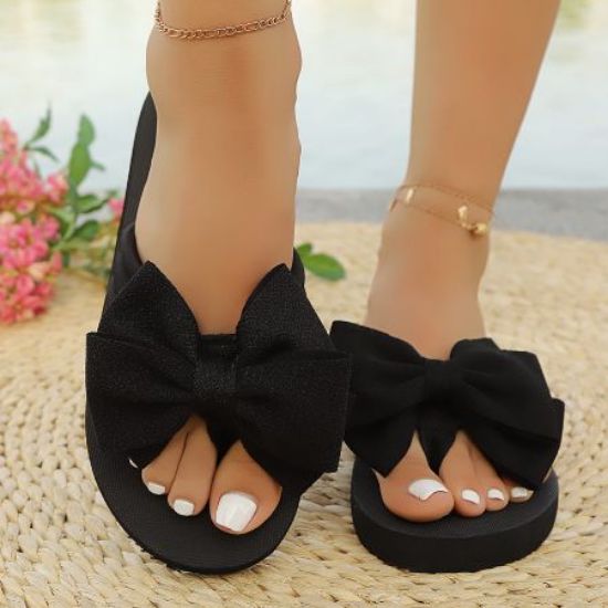 Picture of Women’s New Butterfly Bow Flip Flops