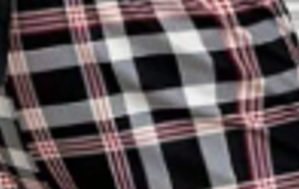 black plaid