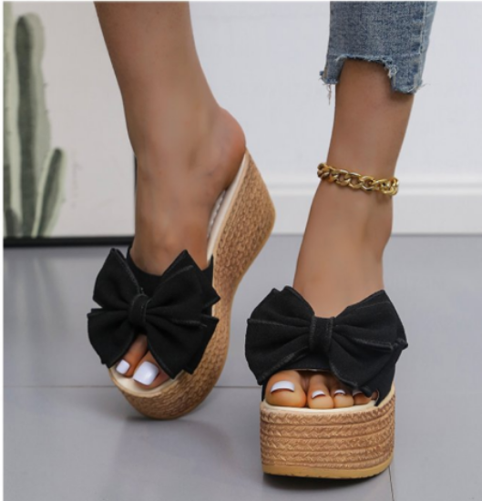 Picture of Ladies’ Summer Thick-Soled Bow Slippers