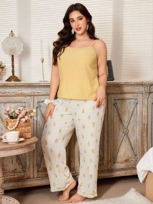 Picture of Cottage Slumber Women’s Sleepwear Set – Camisole & Long Pants