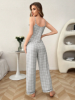 Picture of Women’s Pajama Set –  spaghetti strap & long Pants, Checkered