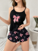 Picture of Women’s Pajama Set – Spaghetti strap & Shorts