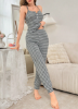 Picture of Women’s Casual Pajama Set –Striped Cami Top & Pants