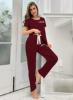 Picture of Women’s Pajama Set – Short Sleeve Top & Pants Sleepwear