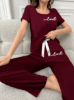 Picture of Women’s Pajama Set – Short Sleeve Top & Pants Sleepwear