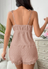 Picture of Women’s Pajama Set – Contrast Lace spaghettis straps & Shorts