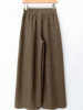 Picture of Women’s Casual Pants – Solid Color, Elastic Waist, Wide-Leg