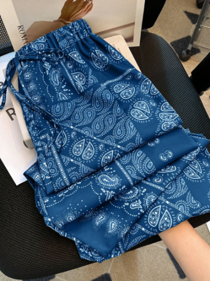 Picture of Women’s Pants – Long with whole print, elastic waist