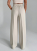 Picture of Women’s Elegant Pants – Solid Color with Tie Belt,  Wide-Leg
