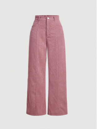 Picture of Women’s Pants – Solid Color, Everyday Wear, Wide-Leg