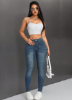 Picture of Women’s Jeans pants  – Slanted Pockets, Destroyed Effect, Casual Skinny