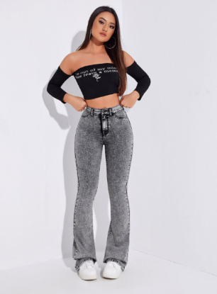 Picture of Women’s Pants – High Waist, Elegant Casual Style, Flared