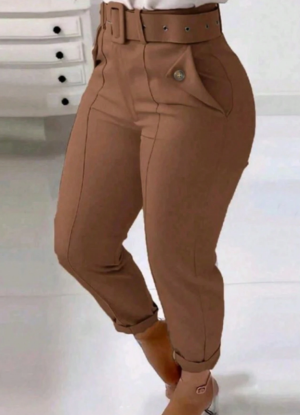 Picture of Women’s Pants – High Waist with Belt, Skinny