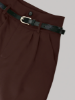 Picture of Women’s Pants – Solid Color, wide leg, Button Closure with Belt