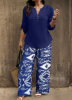Picture of Women’s 2-Pcs. Set – Random Print, Casual Loose Fit, Plus Size