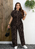 Picture of Women’s 2-Pcs. Set –  Loose Casual Fit, Leopard print, Plus Size