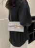 Picture of Women's Bag - Plaid, Chain, Square Mini with Flap
