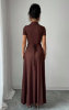 Picture of Women’s Dress – short sleeves, Collar, A-Line, Back belt