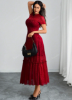 Picture of Women’s Dress – Lace, short sleeves, high neck