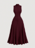 Picture of Women’s Dress – Elegant Maxi, High Neck, Sleeveless