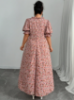 Picture of Women’s Dress – A-Line, Square Neck, Floral Pattern, plus size
