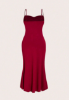 Picture of Women’s Dress – Evening wear, Ruffle, Spaghetti Straps, Plus Size