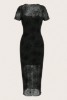 Picture of Women’s Bodycon Dress – Halloween Spiderweb Print
