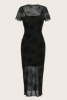 Picture of Women’s Bodycon Dress – Halloween Spiderweb Print
