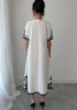 Picture of Women’s Elegant V-Neck Dress – Reverse Print