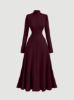 Picture of Women’s Turtleneck Dress – Vintage Elegant Style, long sleeves