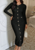 Picture of Women’s Autumn Dress – Long Sleeves, Elegant Style