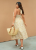 Picture of Women's Plus Size Dress – Ditsy Floral, Halter Neckline, Relaxed Fit