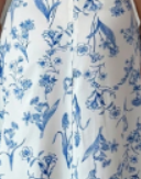 Blue and white