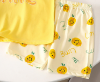 Picture of Cute summer yellow short sleeved shorts set for girls