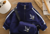 Picture of Spring & Autumn Boys’ Embroidered Sports Three-Piece Set