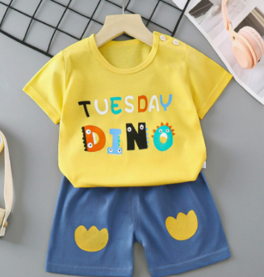 Picture of Children’s Pure Cotton Short Sleeve Set