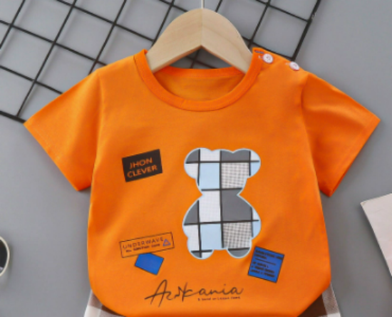 Picture of Children's Pure Cotton Short Sleeve Set