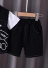 Picture of Summer Kids’ Two-Piece Set – Bear Patchwork Short Sleeve T-shirt