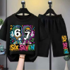 Picture of Summer Children’s Cartoon Printed Short-Sleeved Shorts Set