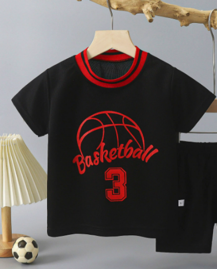 Picture of Children’s Summer Basketball Suit – Short-Sleeved Two-Piece Set
