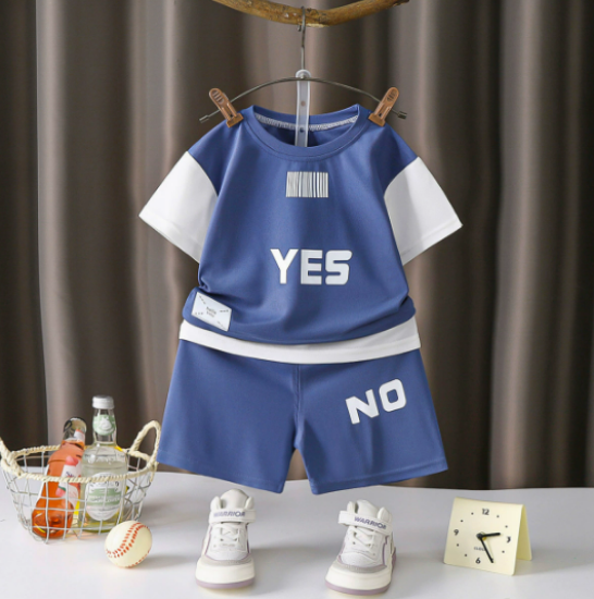 Picture of Summer Children’s Home Clothes – Short-Sleeved Shorts Two-Piece Set