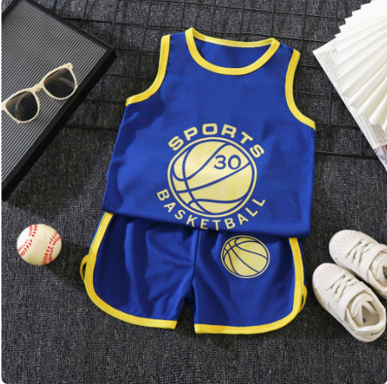 Picture of Summer Kids’ Basketball Tank Top & Shorts – 2Pcs Set