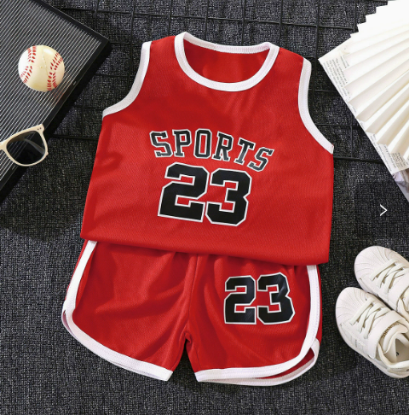 Picture of Summer Kids’ Basketball Tank Top & Shorts – 2Pcs Set