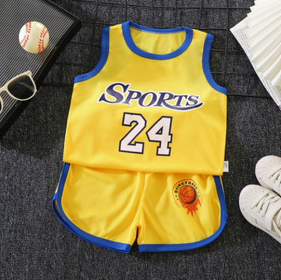 Picture of Summer Kids’ Basketball Tank Top & Shorts – 2Pcs Set